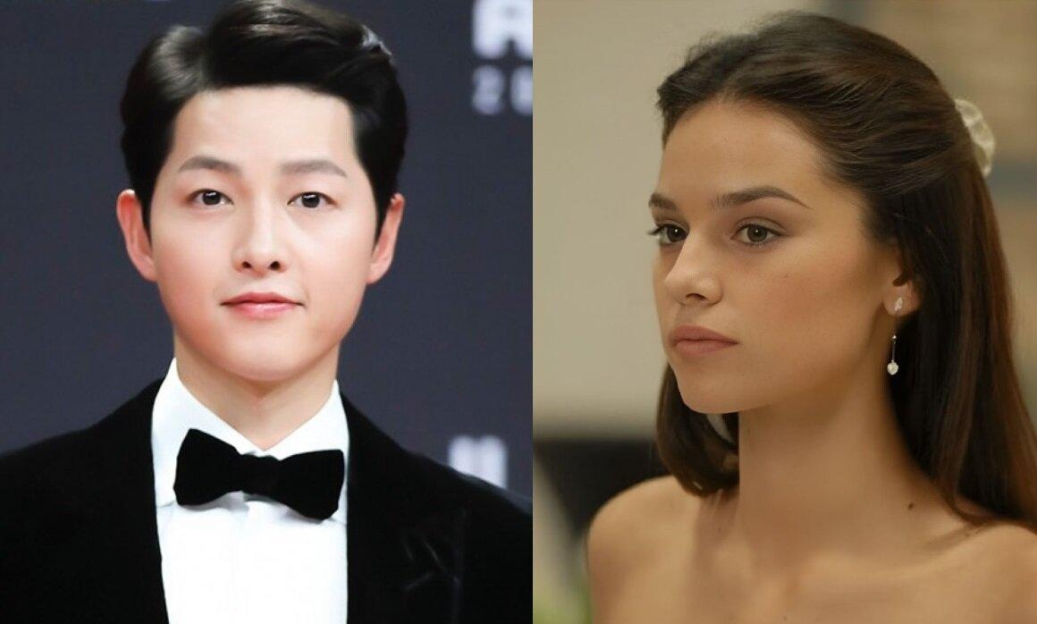 Song Joong Ki thong bao tai hon, co con hinh anh
