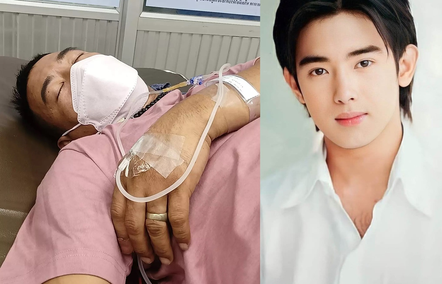 Dien vien Thai Lan ngat xiu khi ban do cu muu sinh o cho hinh anh