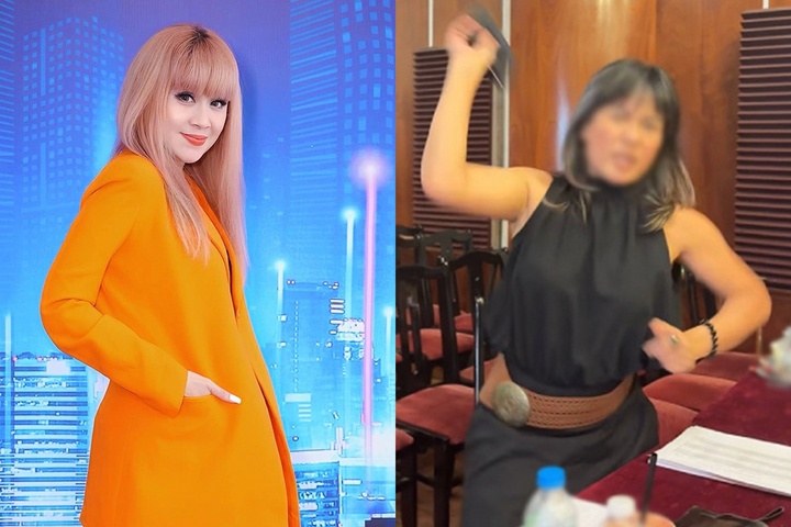 Luu Thien Huong xoa clip NSUT Minh Huyen sau buoi hoa giai o Nhac vien hinh anh