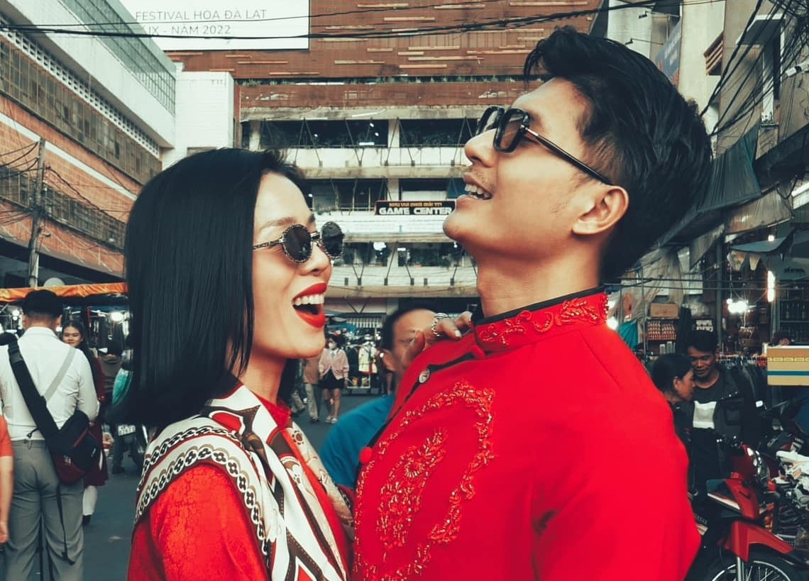 Sao Viet khoe anh tinh tu ben nguoi yeu dip nam moi hinh anh