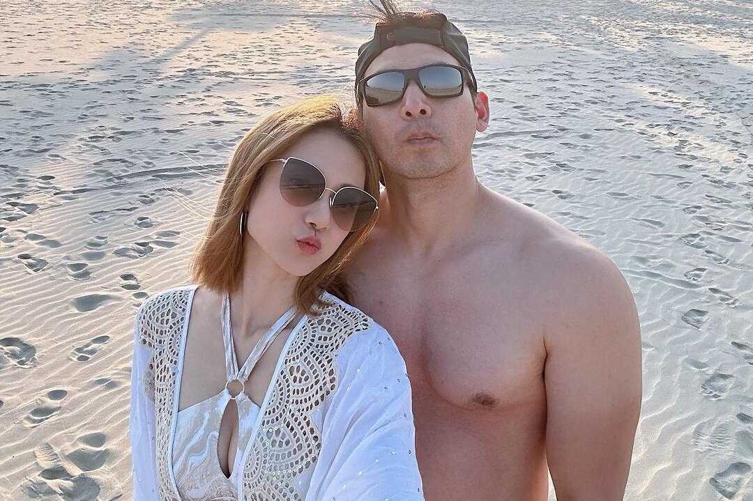 A hau Hong Kong Vuong Quan Hinh khoe anh tai Da Nang hinh anh