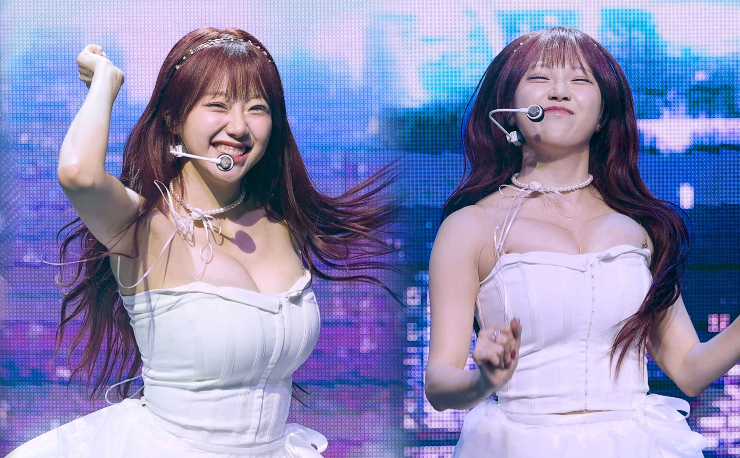 Nu ca si Han gap rac roi vi trang phuc qua ho hinh anh