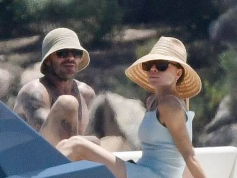 Vo chong David Beckham 'an mung' 25 nam cuoi hinh anh