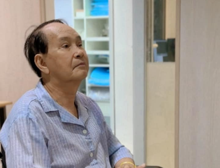 NSND Thanh Dien nhap vien hinh anh