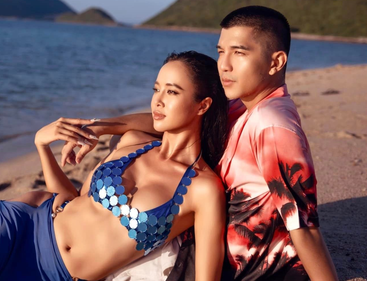 Cuong Seven va Vu Ngoc Anh ky niem mot nam cuoi hinh anh