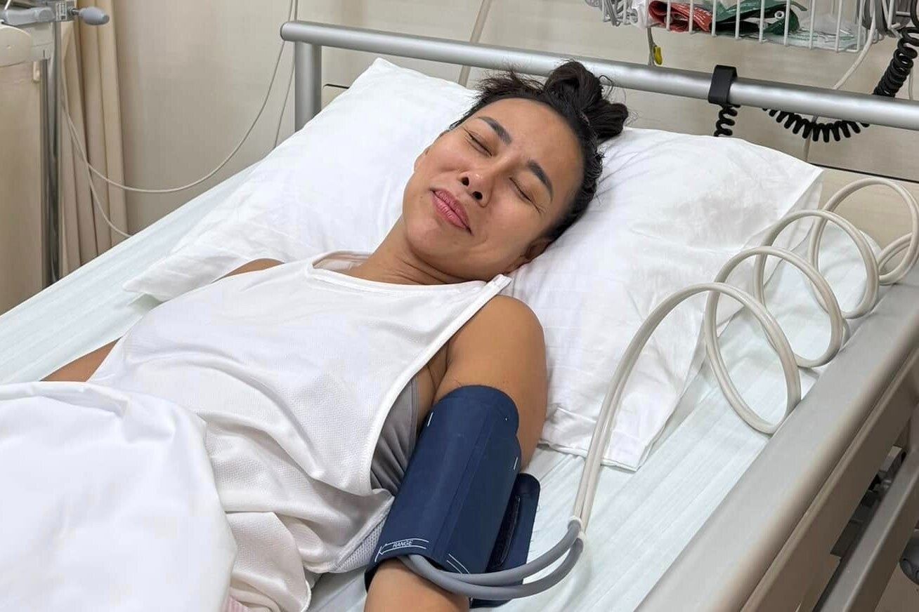 Thao Trang nhap vien khi ghi hinh Chi dep hinh anh