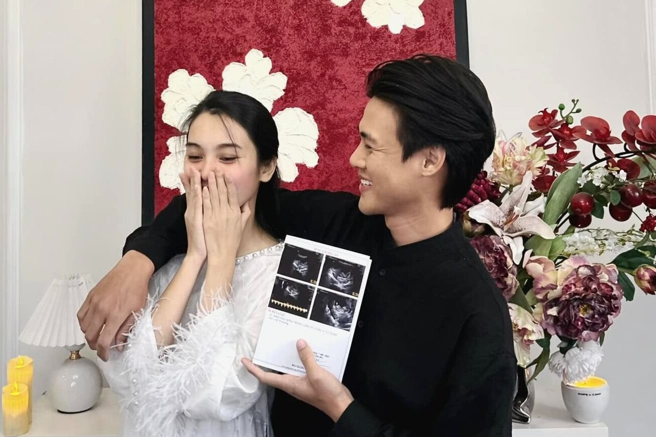 Quynh Luong mang thai hinh anh