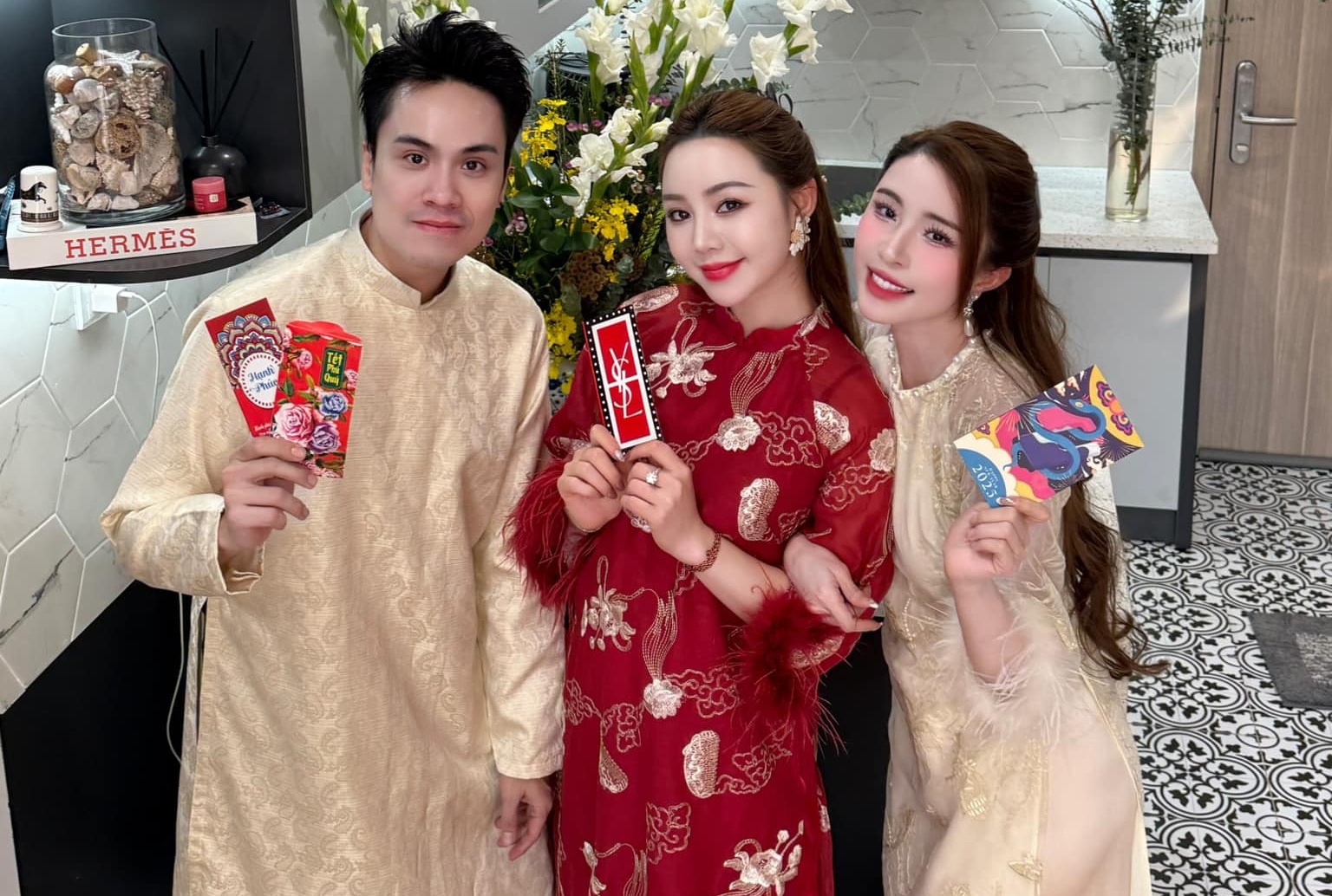 Quynh Nga don Tet ben Viet Anh, Quynh Kool hinh anh