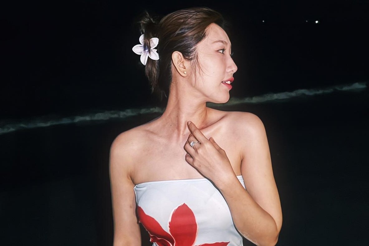 Thuy Ngan phu nhan mang bau hinh anh