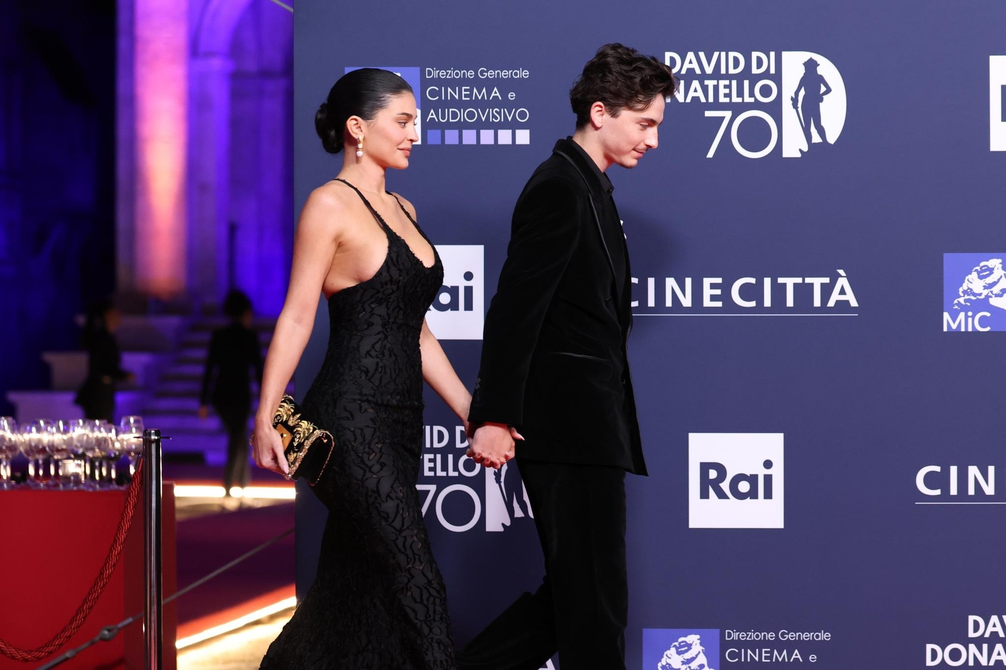 Timothée Chalamet và Kylie Jenner lần đầu cùng nhau tham dự lễ trao giải. Ảnh: Wireimage.