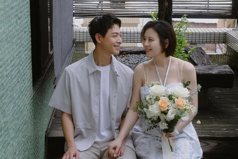 My nhan Dai Loan thong bao ket hon, dang mang thai hinh anh