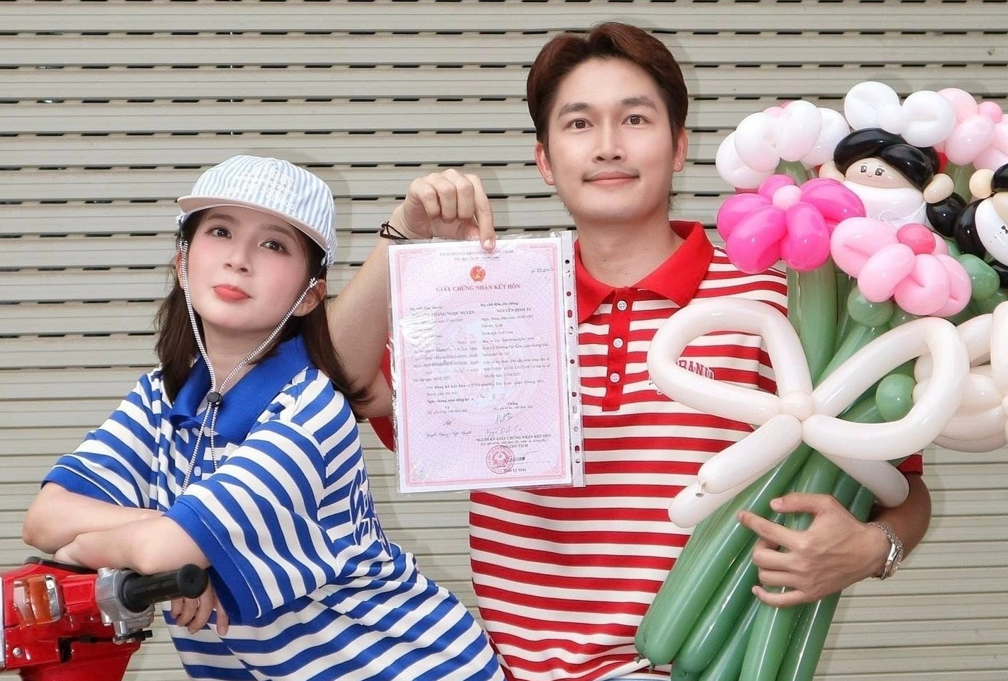 Dinh Tu va Ngoc Huyen dang ky ket hon hinh anh