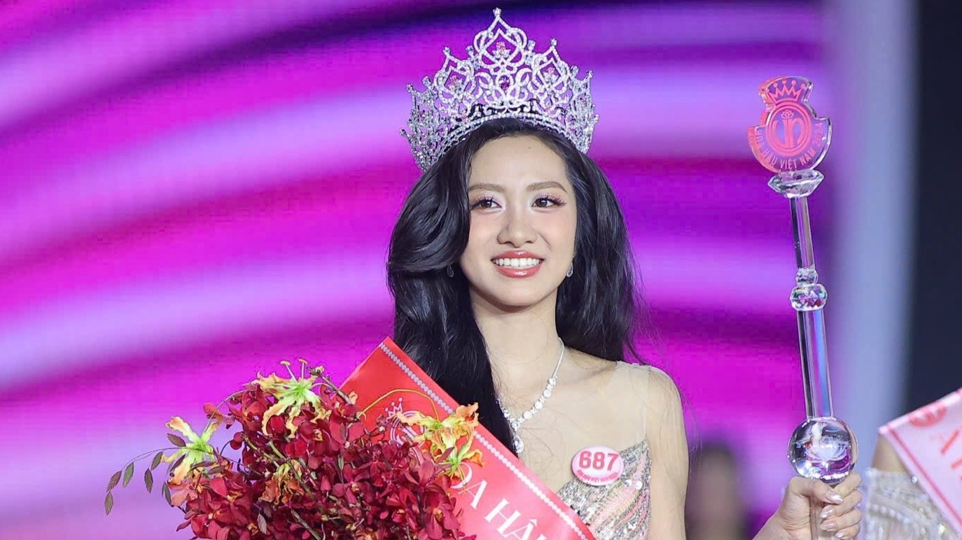 Ha Truc Linh dang quang Hoa hau Viet Nam hinh anh