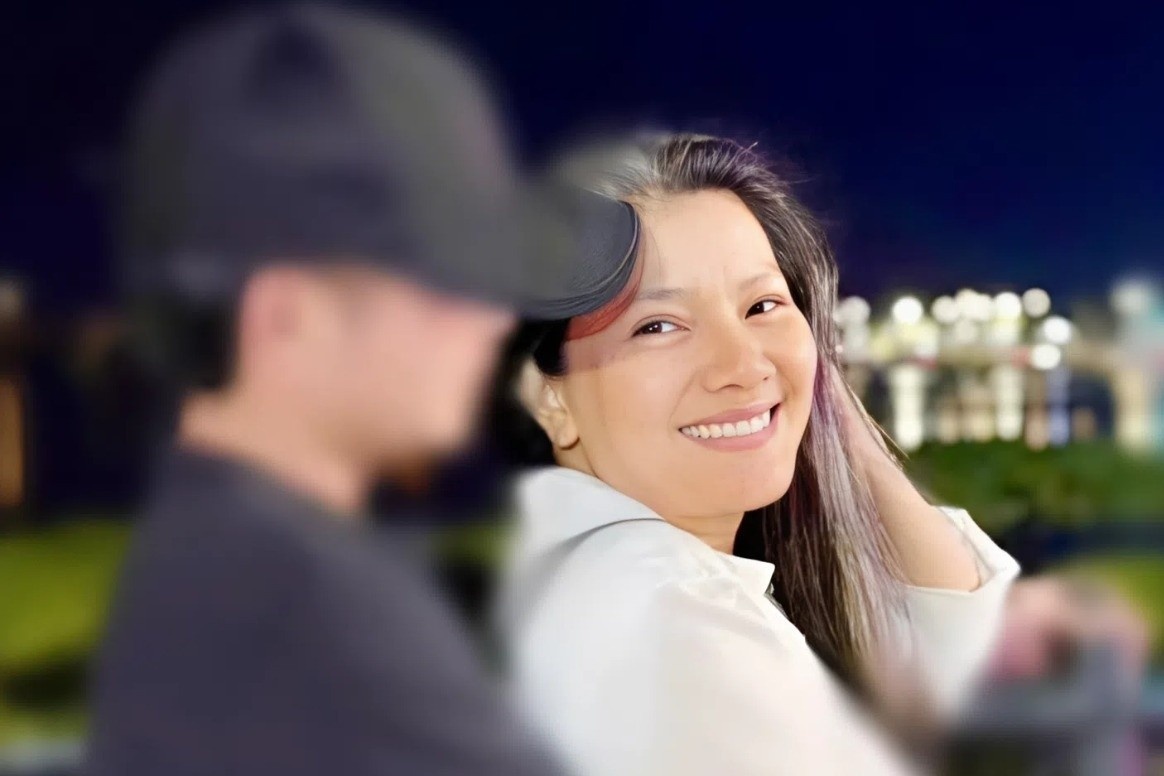 Dien vien Kieu Trinh co ban trai hinh anh