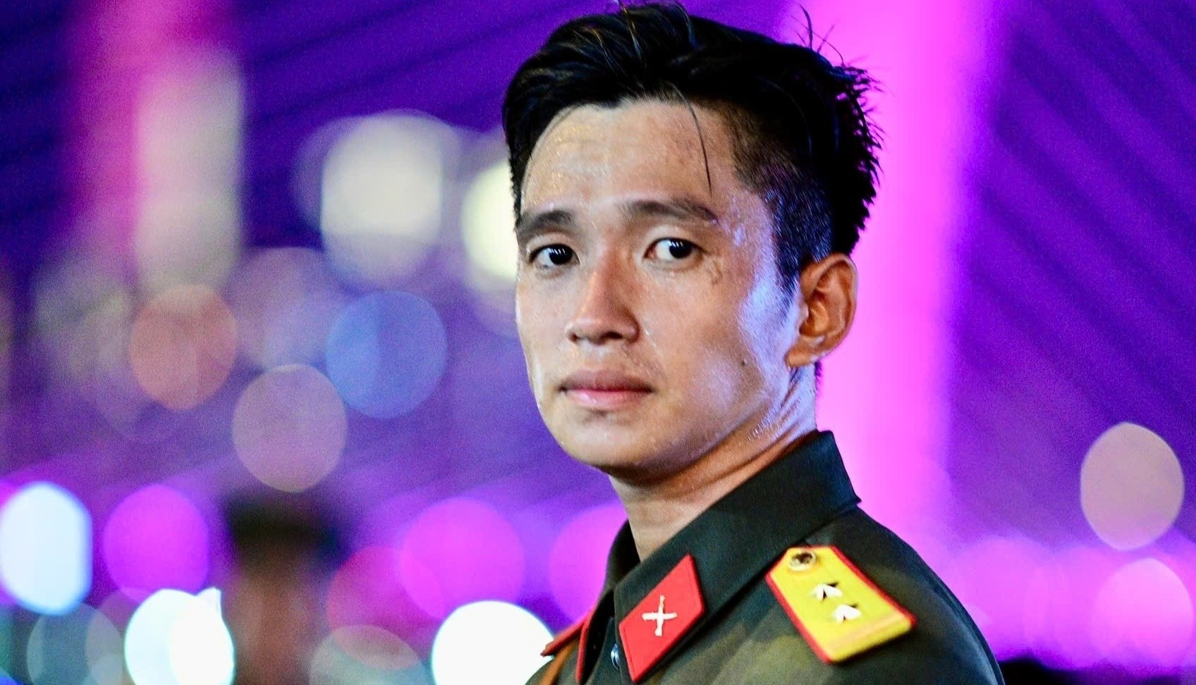 Thuong uy Le Hoang Hiep xuat hien o Sao nhap ngu hinh anh