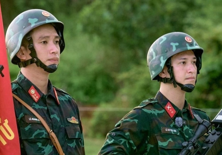 Thuong uy Le Hoang Hiep xuat hien vai phut o Sao nhap ngu hinh anh