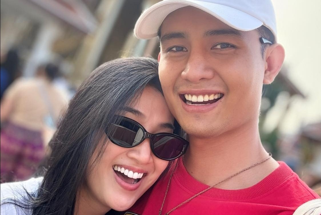 Quynh Lam ben ban trai kem 10 tuoi hinh anh