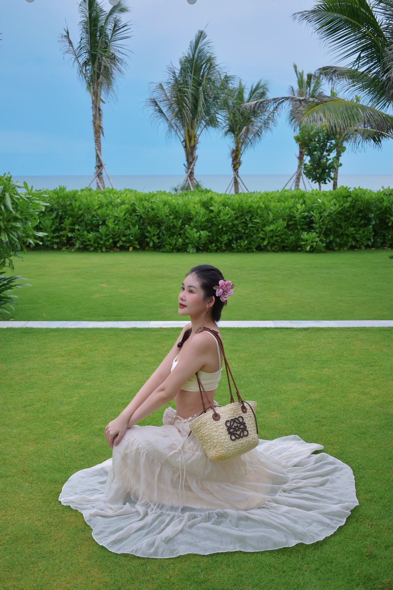 Hình ảnh mới đây của Lê Âu Ngân Anh. Ảnh: FBNV.