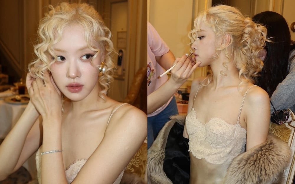 Rose mac vay ngu len san khau hinh anh