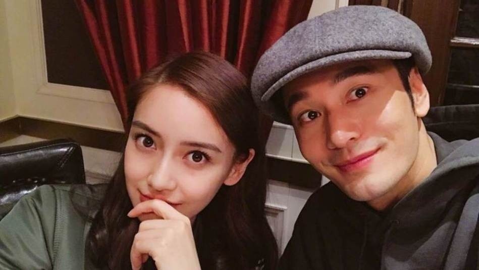 Huynh Hieu Minh va Angelababy dua con trai di choi hinh anh