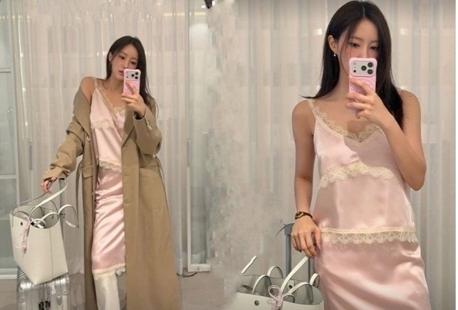 Nu ca si mac do ngu ra san bay hinh anh