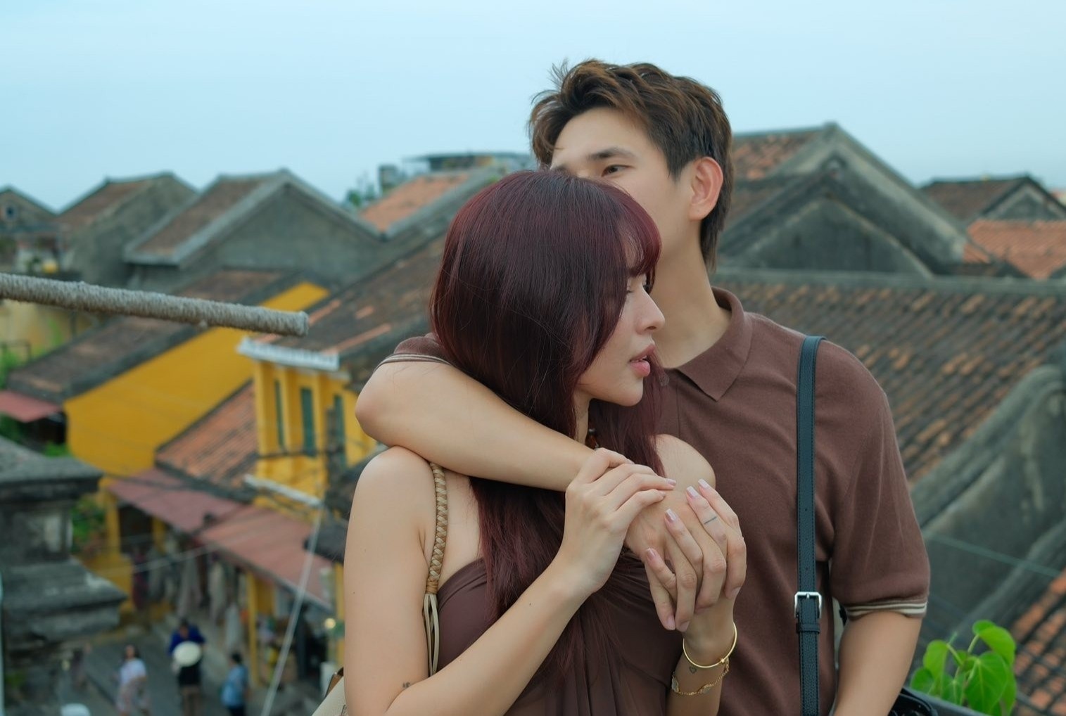 Quynh Ly va ban gai tinh tu hinh anh