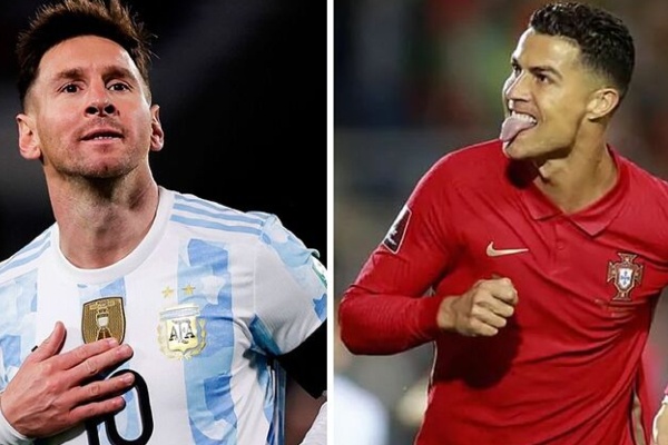 Messi noi buoc Ronaldo hinh anh