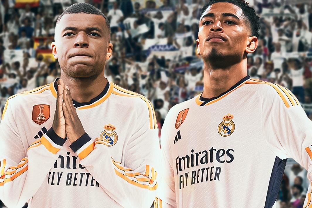 Mbappe den Real Madrid, Bellingham het tu do hinh anh