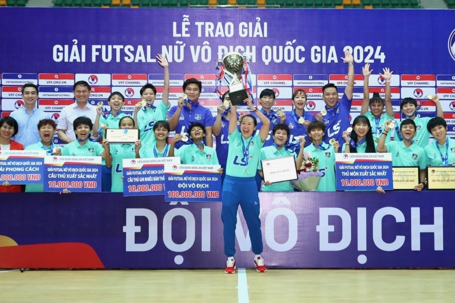 Thai Son Nam vo dich futsal nu Quoc gia 2024 hinh anh