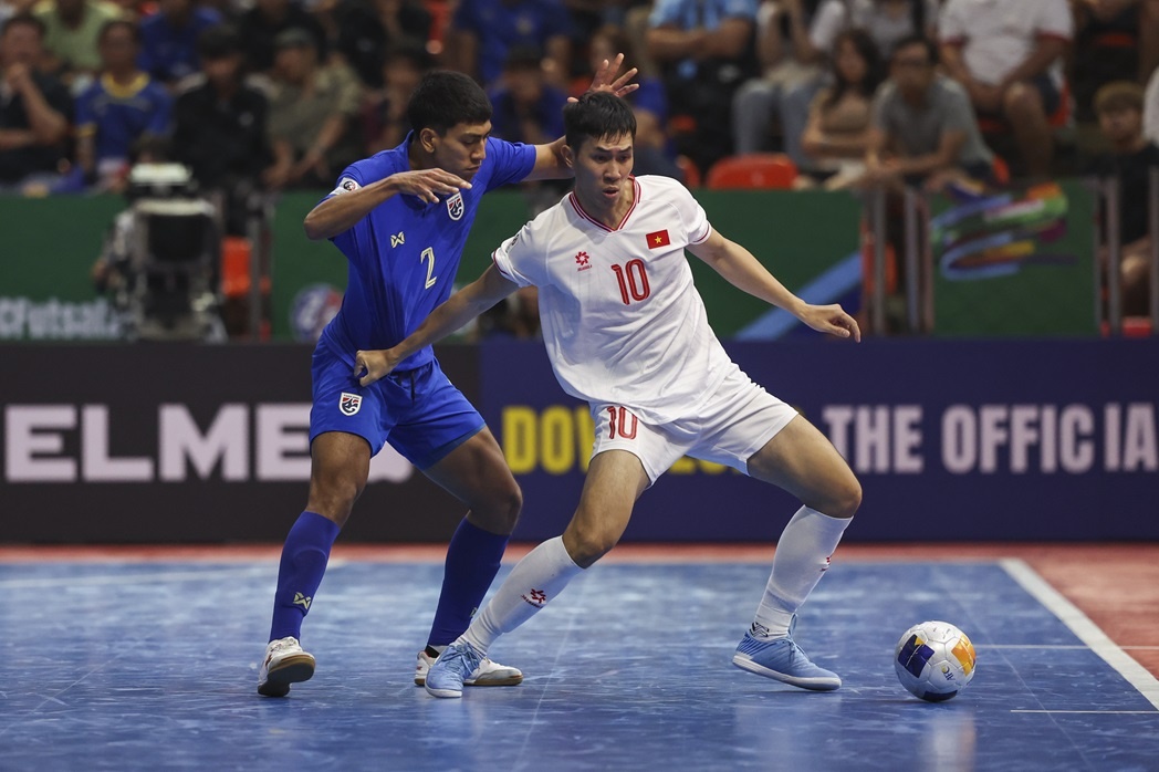 Viet Nam gap Thai Lan tai giai futsal Dong Nam A 2024 hinh anh