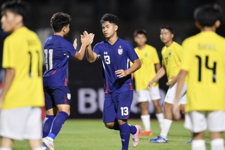 U20 Thai Lan thang 13-0 U20 Brunei hinh anh
