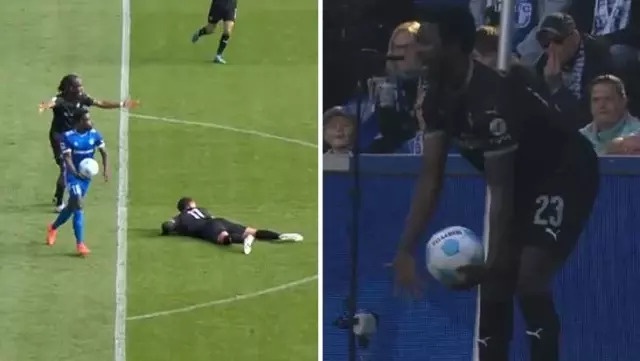 Hai qua penalty doc la trong mot tran o giai Duc hinh anh