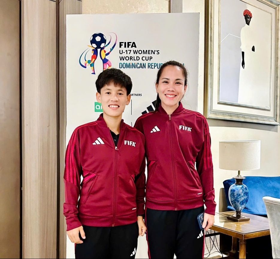 Trong tai nu Viet Nam du World Cup hinh anh