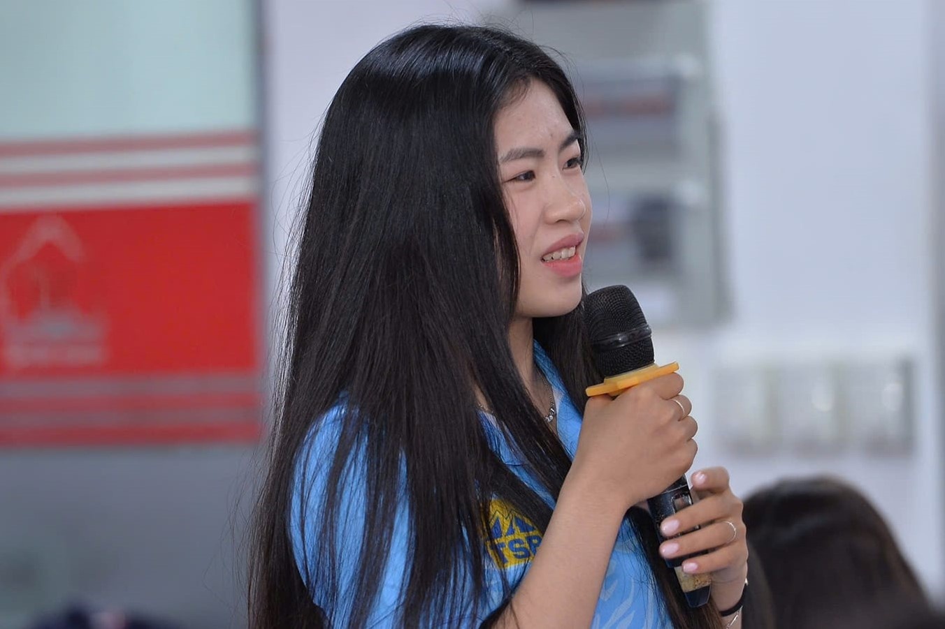 Thanh Nha tham du giai nu 7 nguoi Quoc gia 2024 hinh anh