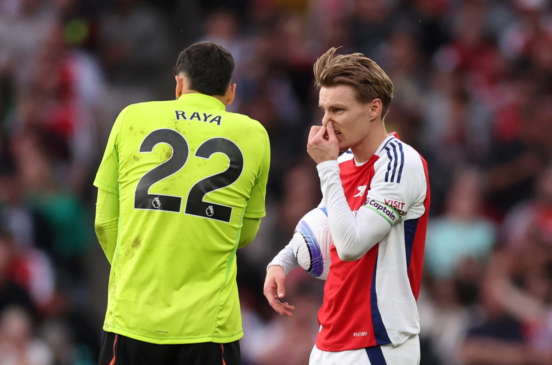 Arsenal buong Premier League hinh anh