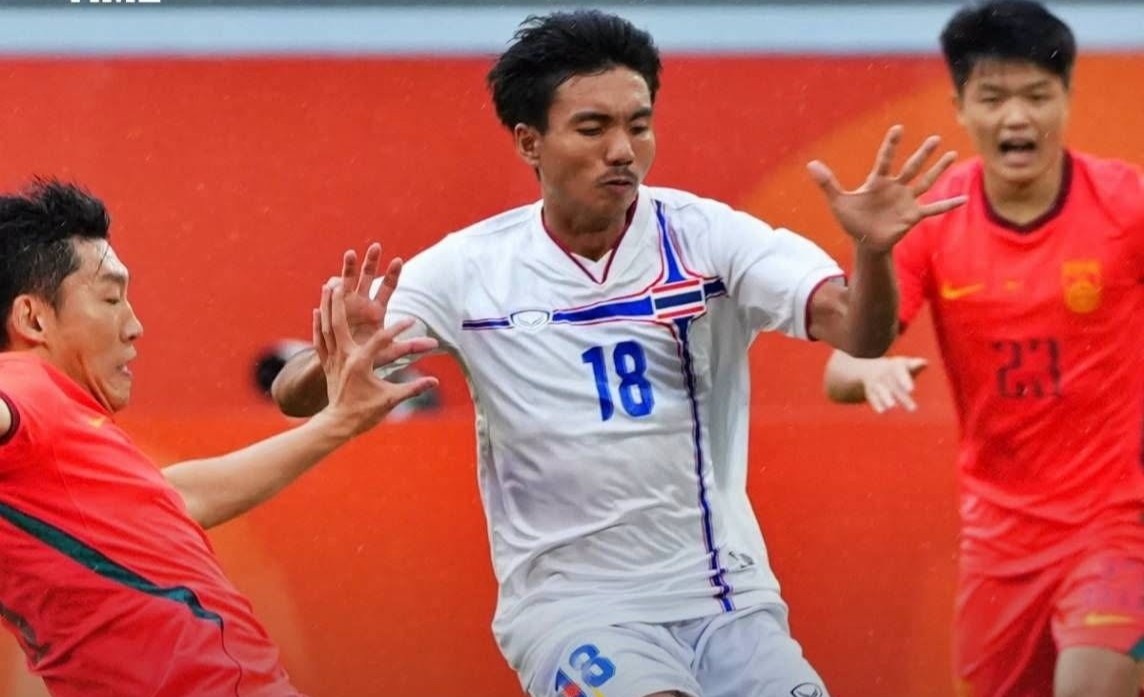 U23 Thái Lan thảm bại trước Trung Quốc