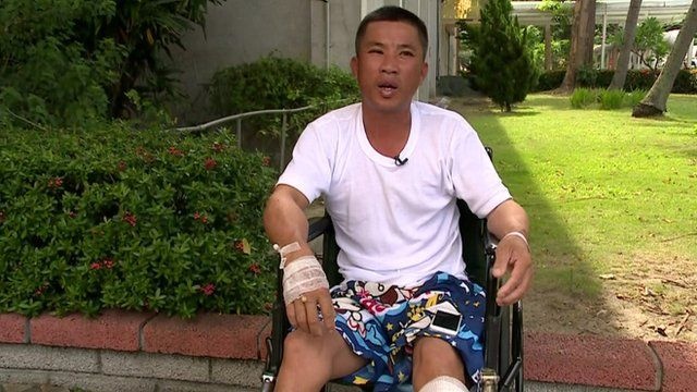 Thuyen vien Viet ke giay phut tau ca Dai Loan trung ten lua hinh anh