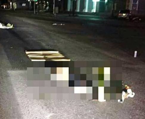 Thi the phu nu chet bat thuong tren quoc lo hinh anh