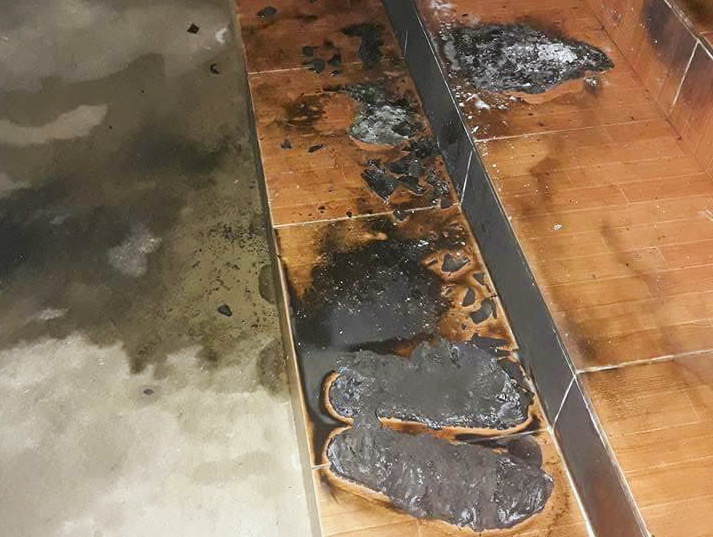nhà nguyên bí thư huyện ủy bị ném bom xăng ảnh 2 nha nguyen bi thu huyen uy bi nem bom xang anh 2