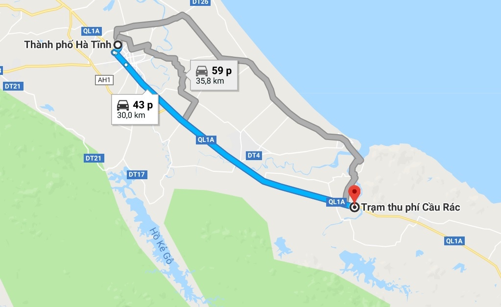 dung tien le mua ve qua tram BOT o Ha Tinh anh 3