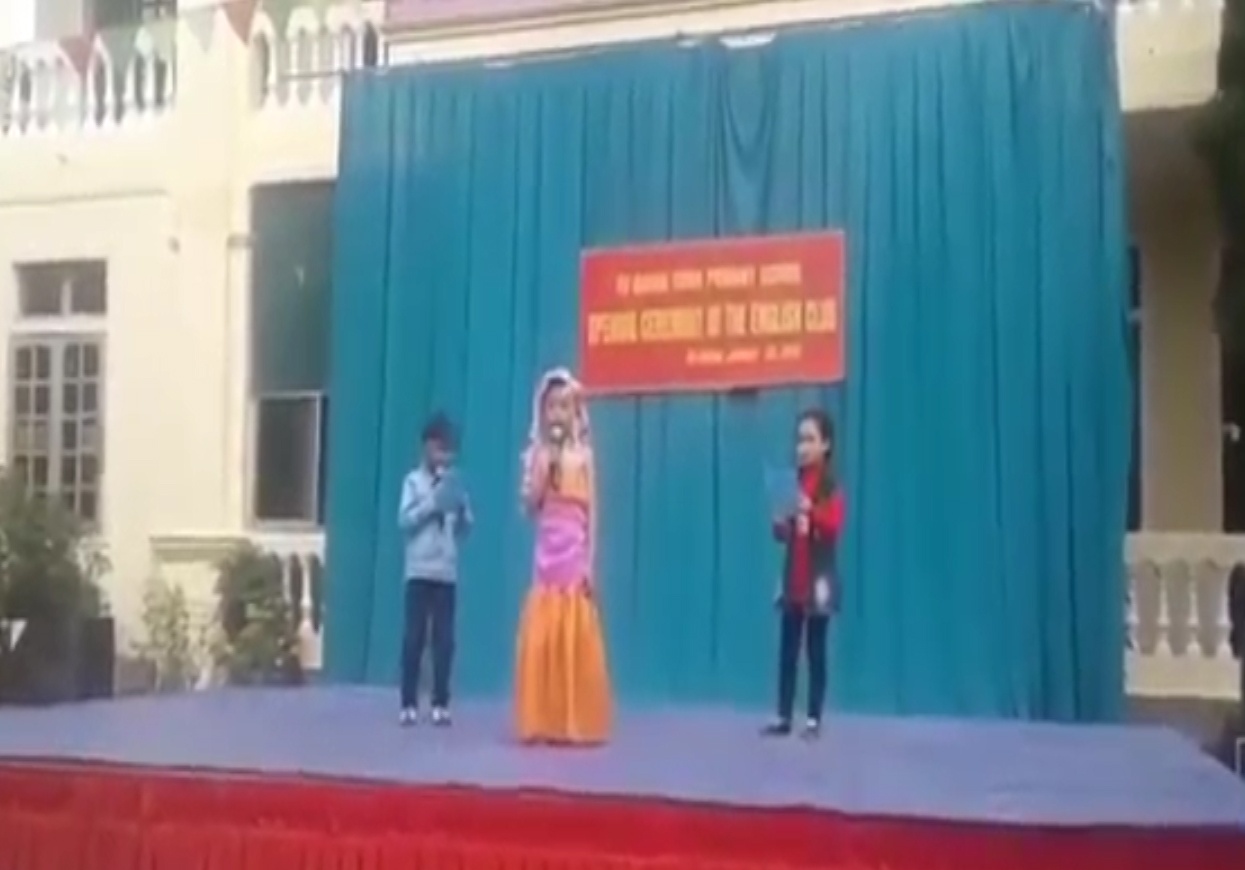 học sinh lớp 3 nói tiếng anh như gió ảnh 1 hoc sinh lop 3 noi tieng anh nhu gio anh 1