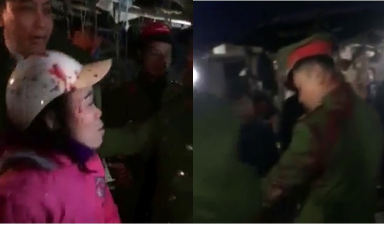 Khoi to nu tieu thuong do tiet heo vao chu tich huyen hinh anh