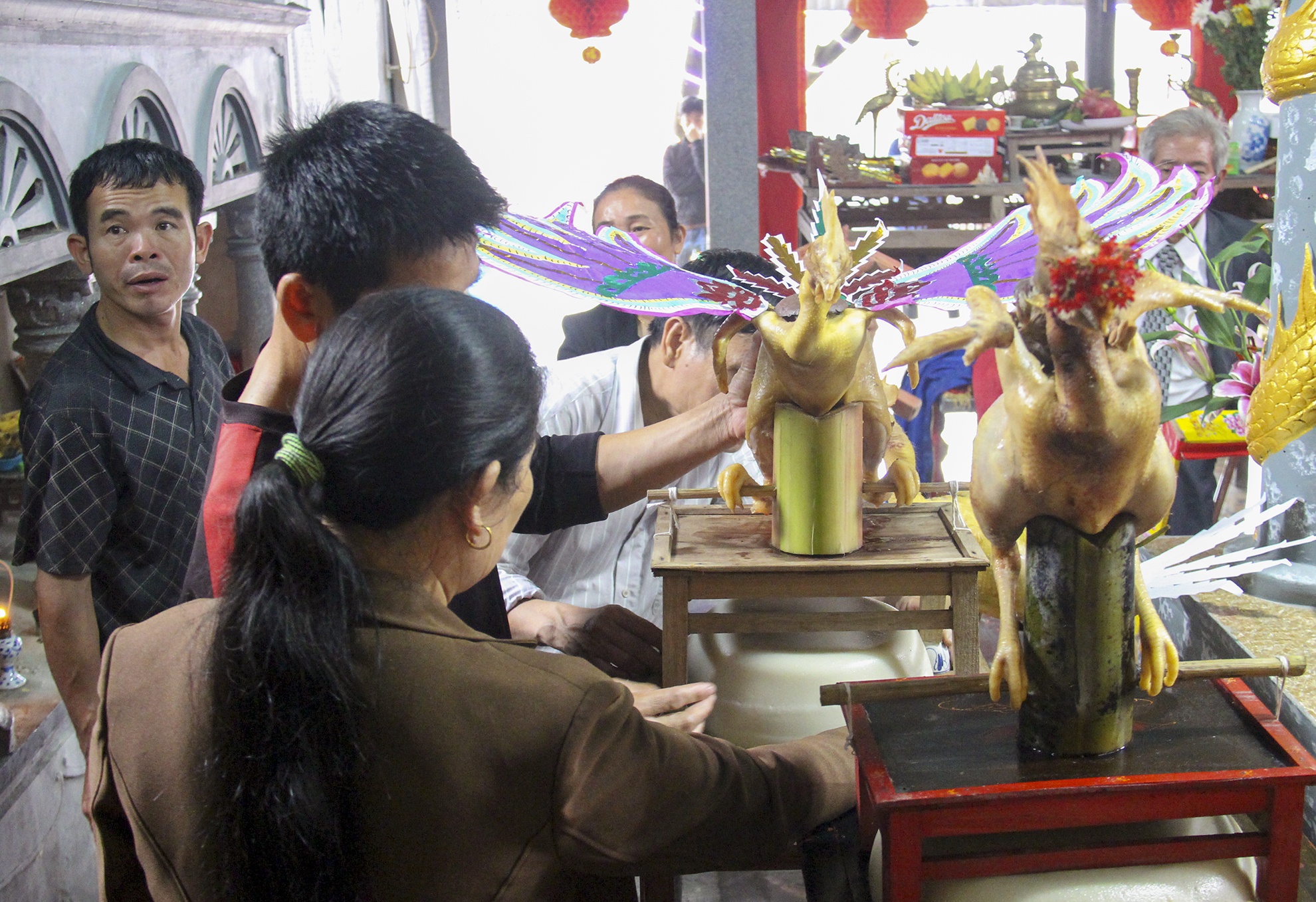 ga bay tren mam cung ngay ram anh 14