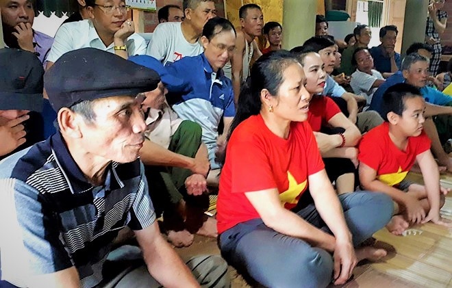 người thân cổ vũ tuyển Việt Nam ảnh 1 nguoi than co vu tuyen Viet Nam anh 1