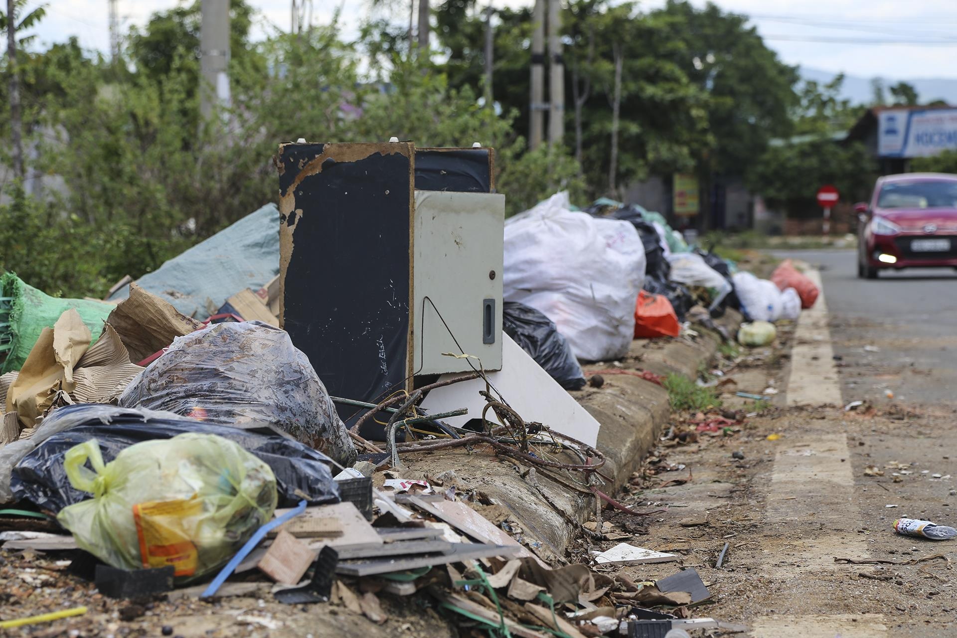 rac ngap pho huyen o Ha Tinh anh 2