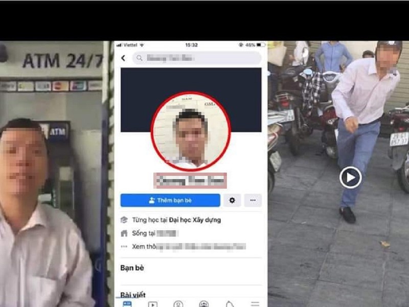 Hành hung phụ nữ ở cây ATM ảnh 2 Hanh hung phu nu o cay ATM anh 2