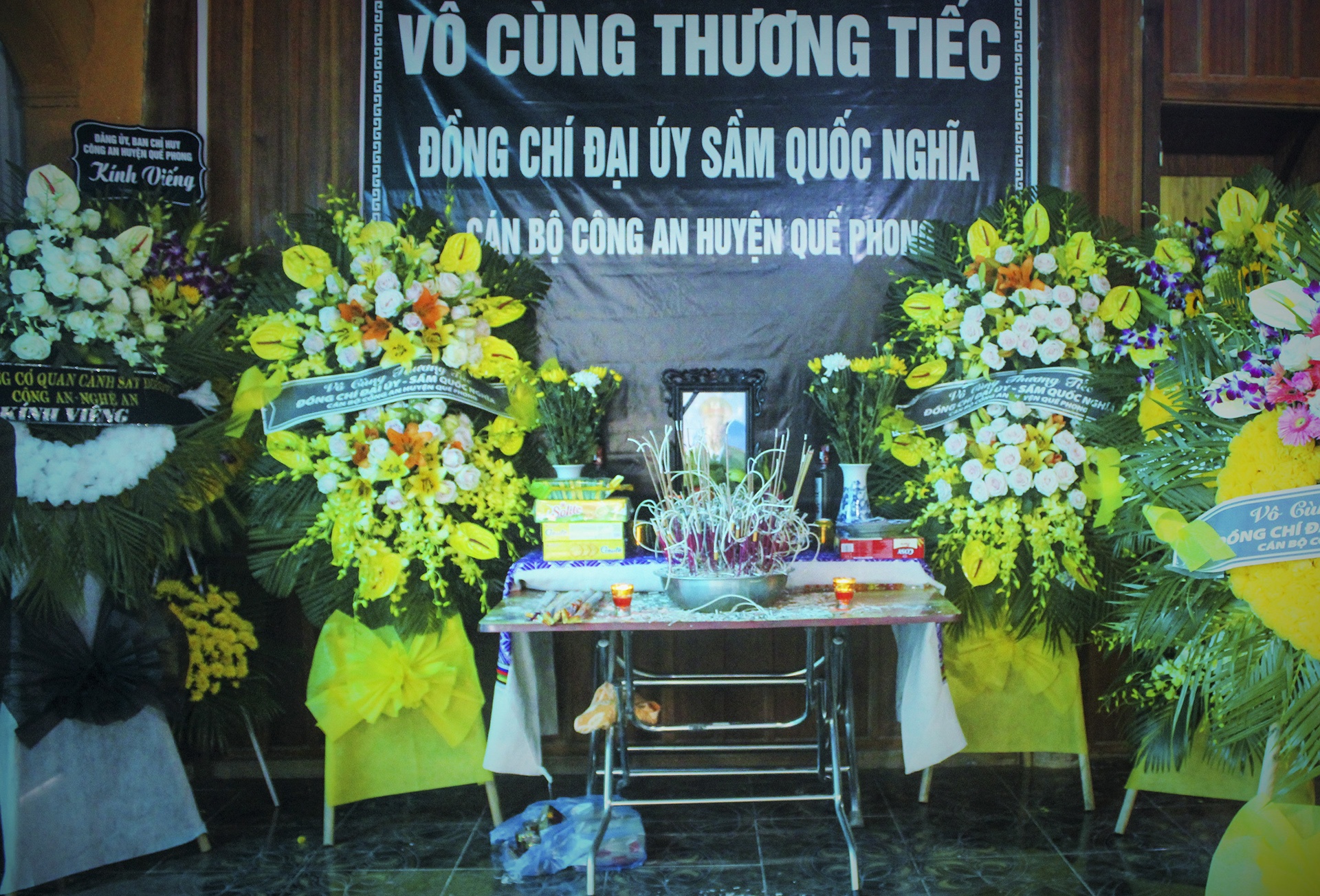 cong an hy sinh o Nghe An anh 2