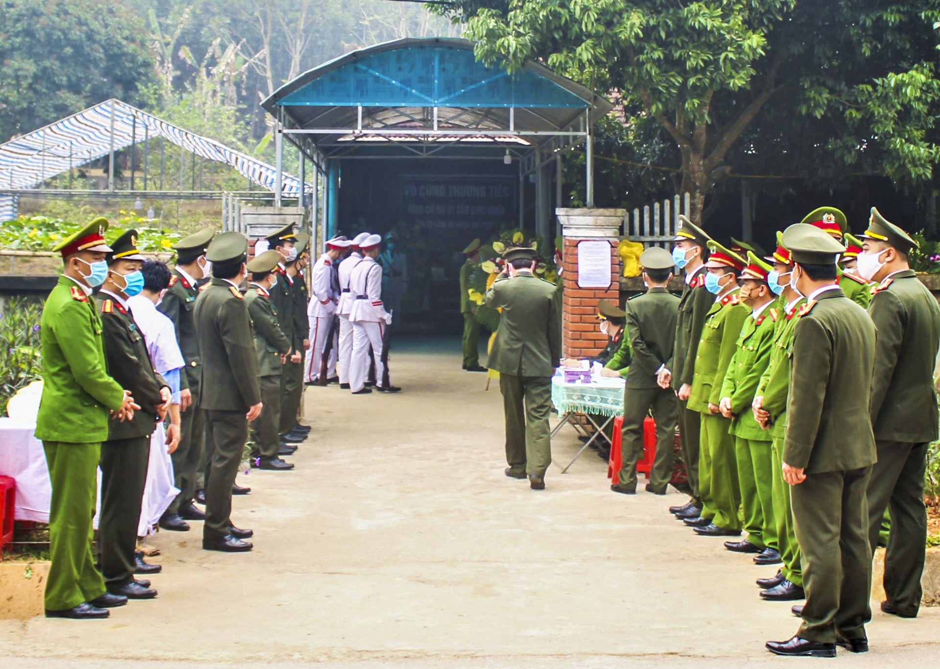 cong an hy sinh o Nghe An anh 1