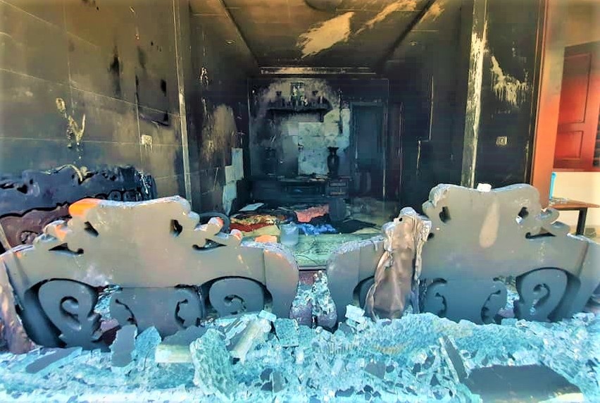 Do xang cham lua dot nha me cua vo cu hinh anh