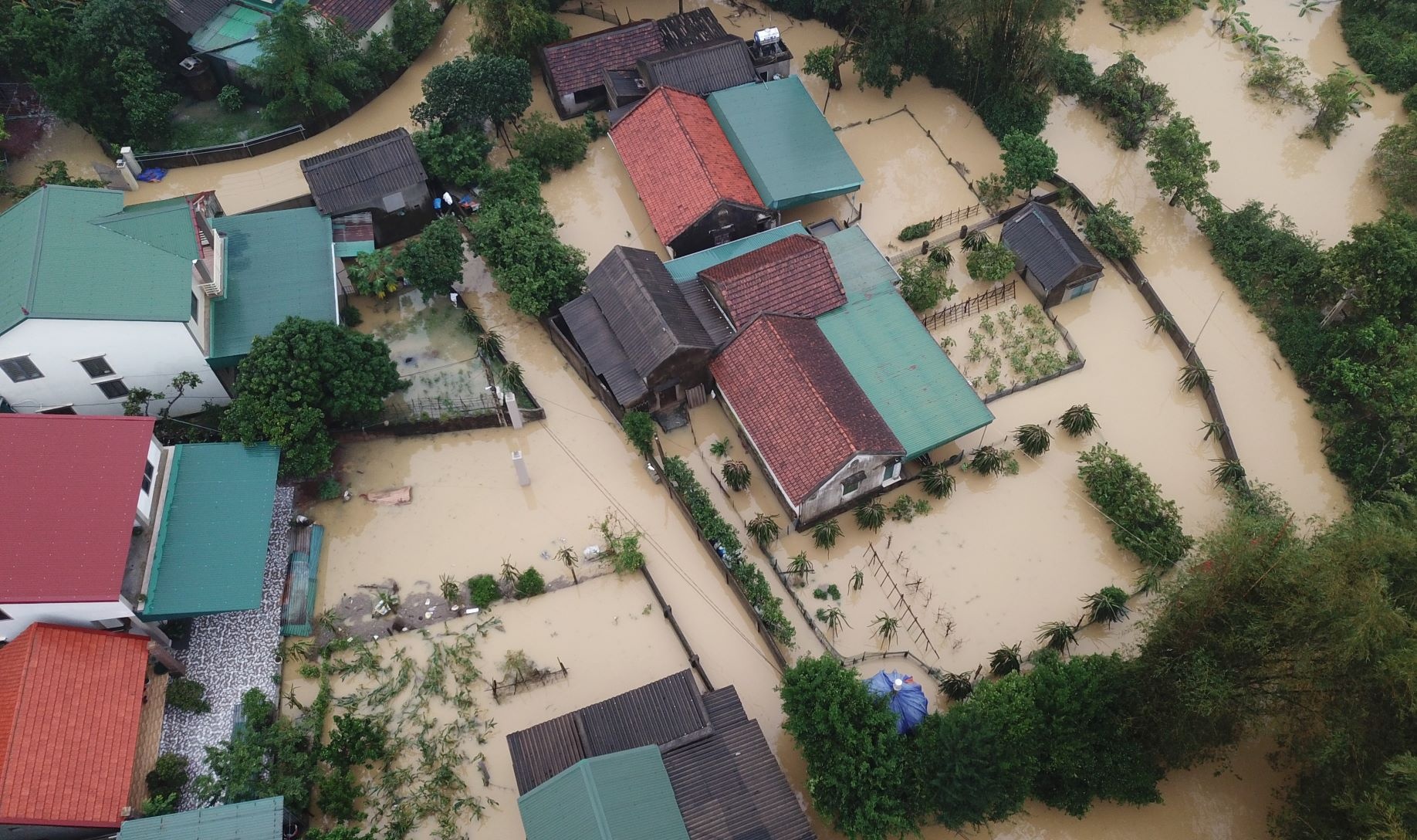 chay lu o Nghe An anh 2